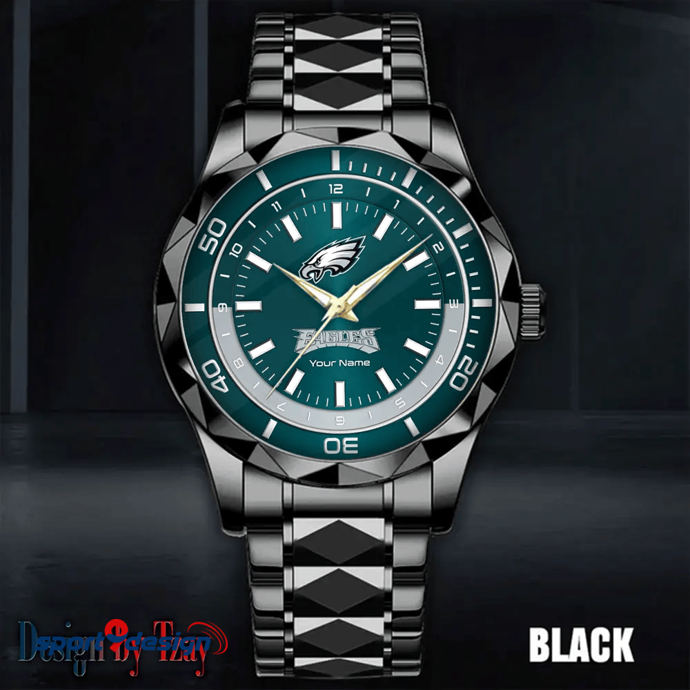 Philadelphia Eagles Business Watch For Men Automatic Mechanical Stainless Steel Band 2025