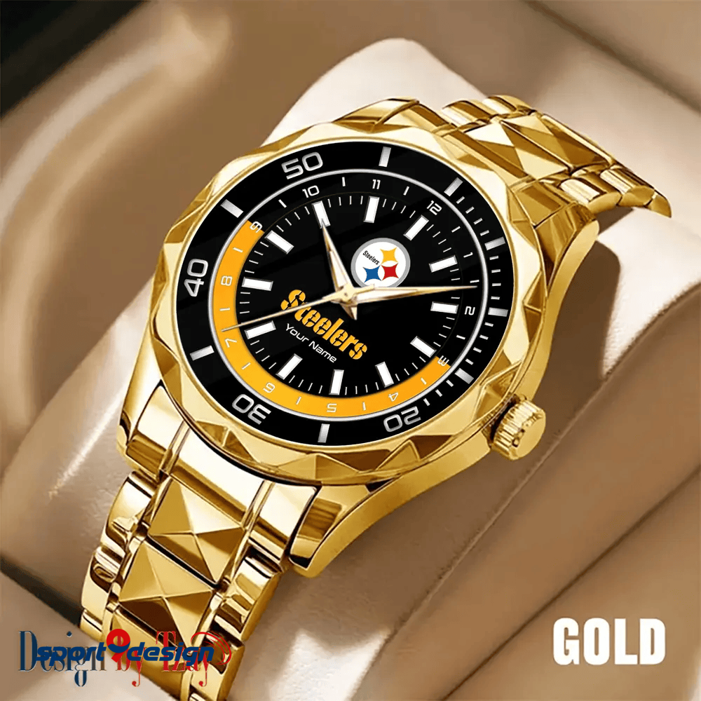 Pittsburgh Steelers Business Watch For Men Automatic Mechanical Stainless Steel Band 2025