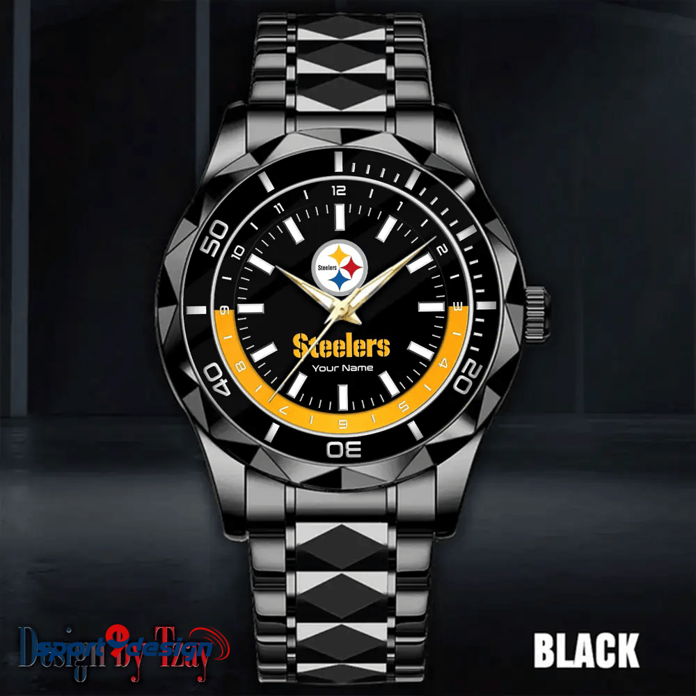 Pittsburgh Steelers Business Watch For Men Automatic Mechanical Stainless Steel Band 2025