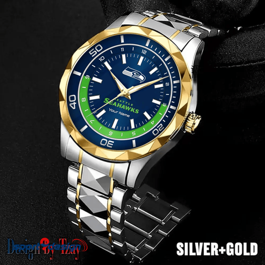 Seattle Seahawks Business Watch For Men Automatic Mechanical Stainless Steel Band 2025