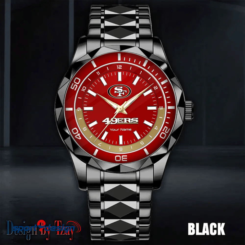 San Francisco 49ers Business Watch For Men Automatic Mechanical Stainless Steel Band 2025