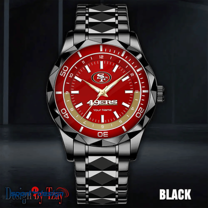 San Francisco 49ers Business Watch For Men Automatic Mechanical Stainless Steel Band 2025