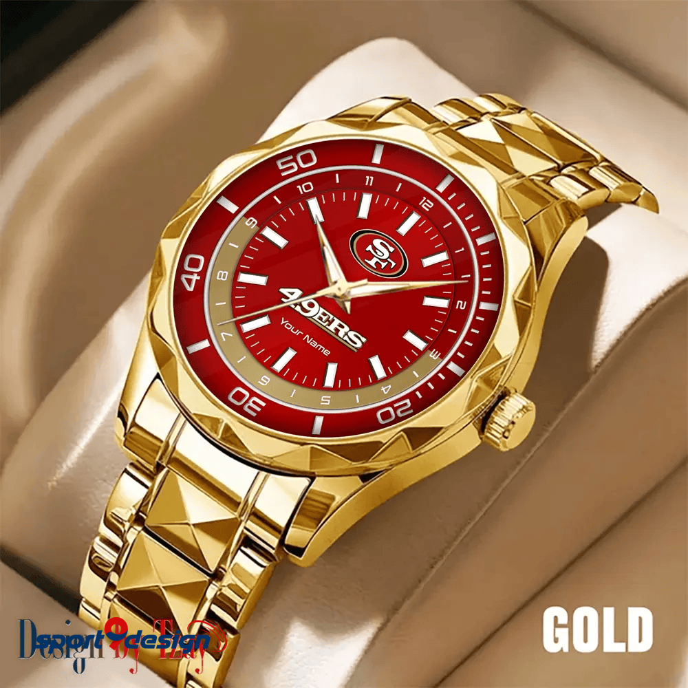 San Francisco 49ers Business Watch For Men Automatic Mechanical Stainless Steel Band 2025