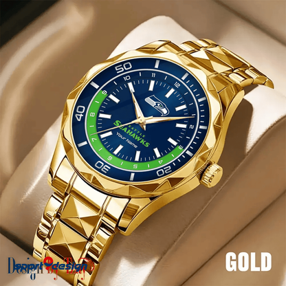 Seattle Seahawks Business Watch For Men Automatic Mechanical Stainless Steel Band 2025