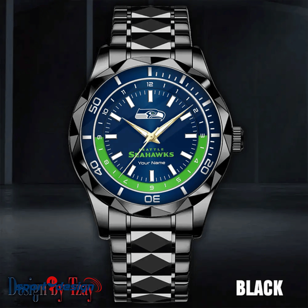 Seattle Seahawks Business Watch For Men Automatic Mechanical Stainless Steel Band 2025