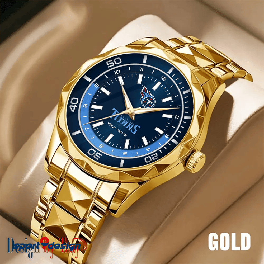 Tennessee Titans Business Watch For Men Automatic Mechanical Stainless Steel Band 2025