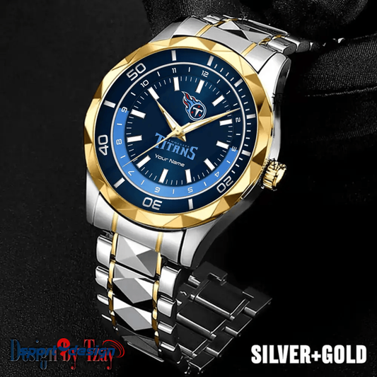 Tennessee Titans Business Watch For Men Automatic Mechanical Stainless Steel Band 2025