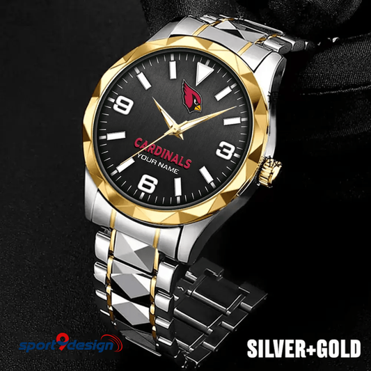 Arizona Cardinals Business Watch For Men Automatic Mechanical Stainless Steel Band 2025