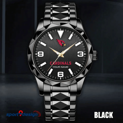 Arizona Cardinals Business Watch For Men Automatic Mechanical Stainless Steel Band 2025