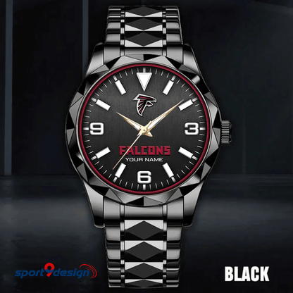 Atlanta Falcons Business Watch For Men Automatic Mechanical Stainless Steel Band 2025