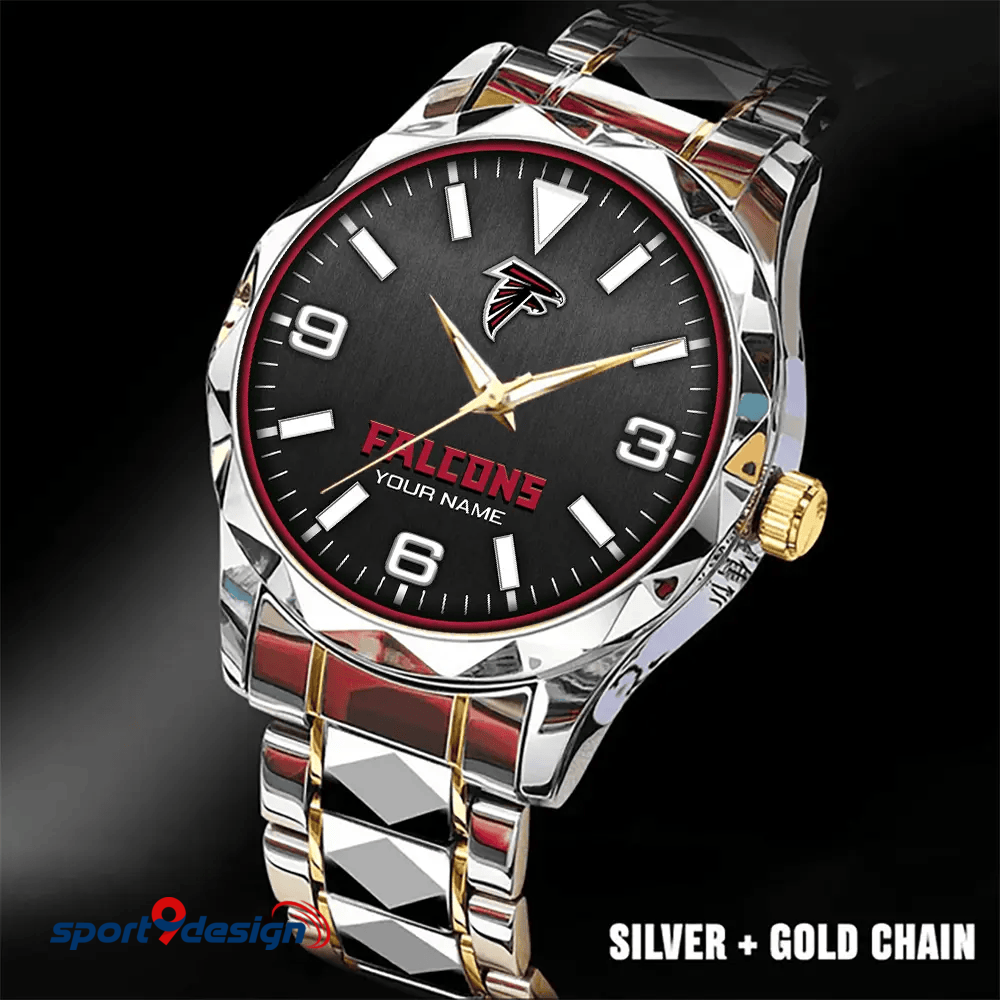 Atlanta Falcons Business Watch For Men Automatic Mechanical Stainless Steel Band 2025