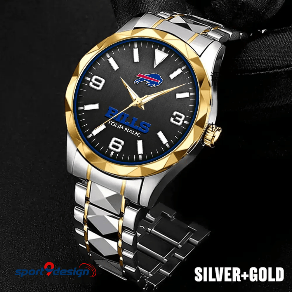 Buffalo Bills Business Watch For Men Automatic Mechanical Stainless Steel Band 2025