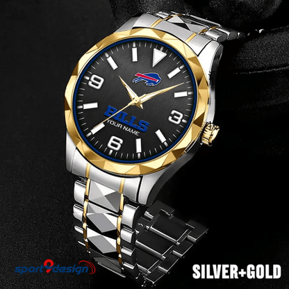 Buffalo Bills Business Watch For Men Automatic Mechanical Stainless Steel Band 2025