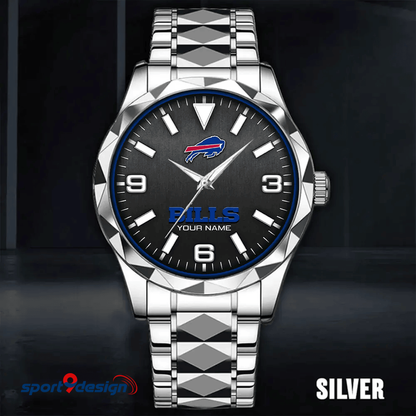 Buffalo Bills Business Watch For Men Automatic Mechanical Stainless Steel Band 2025