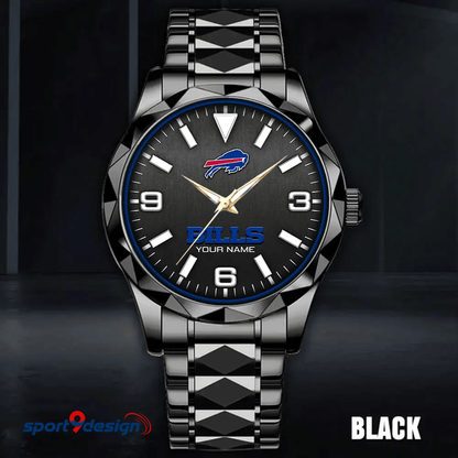 Buffalo Bills Business Watch For Men Automatic Mechanical Stainless Steel Band 2025
