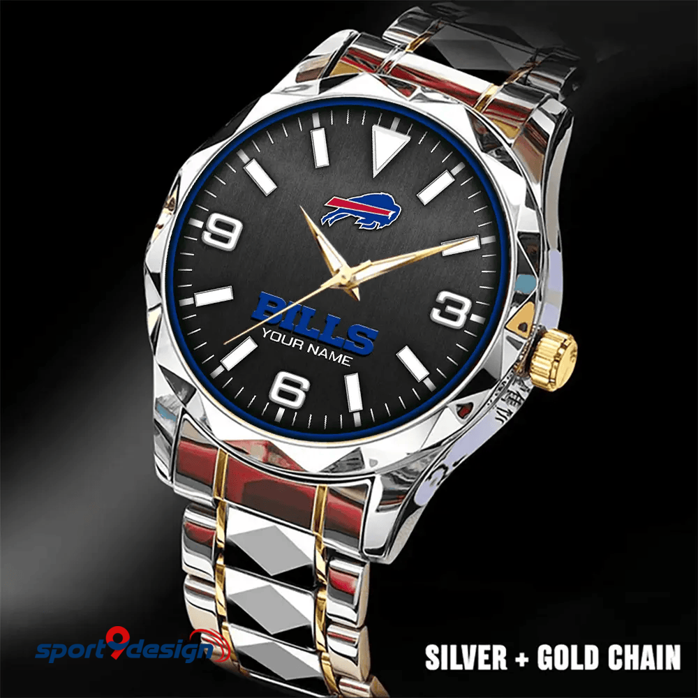 Buffalo Bills Business Watch For Men Automatic Mechanical Stainless Steel Band 2025