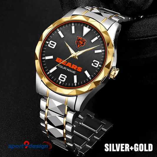 Chicago Bears Business Watch For Men Automatic Mechanical Stainless Steel Band 2025