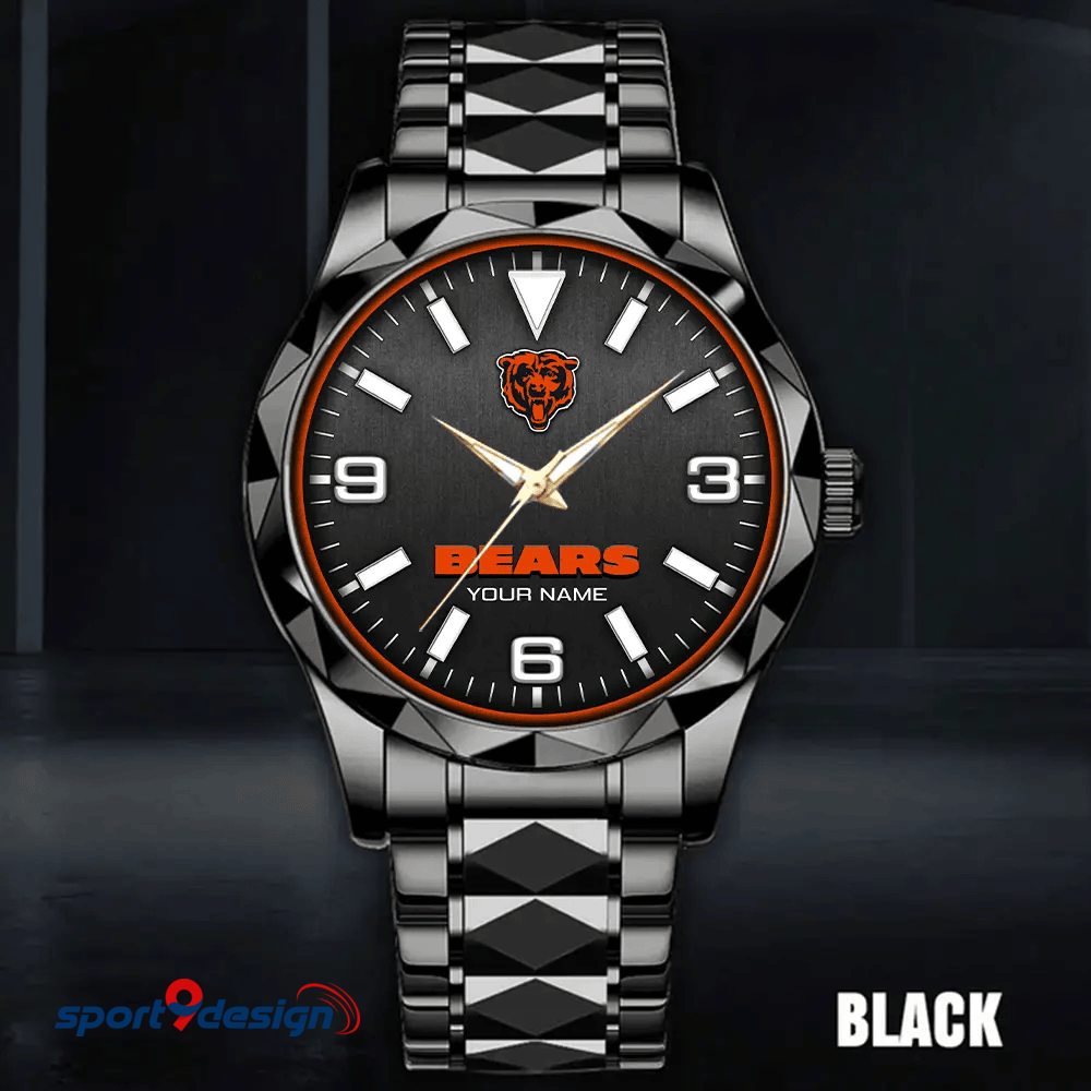 Chicago Bears Business Watch For Men Automatic Mechanical Stainless Steel Band 2025