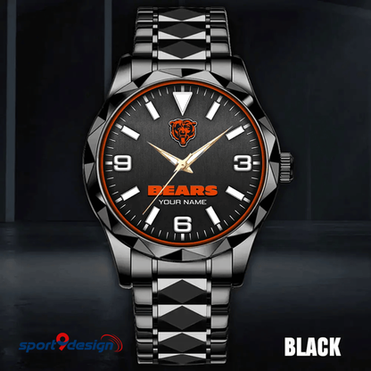 Chicago Bears Business Watch For Men Automatic Mechanical Stainless Steel Band 2025