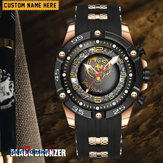 Chicago Bears Silicon Strap Fashion Wrist Watch Trending 2025