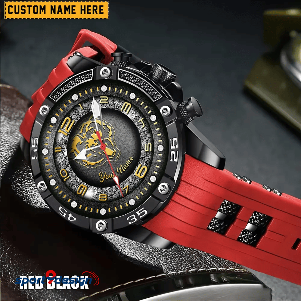 Chicago Bears Silicon Strap Fashion Wrist Watch Trending 2025
