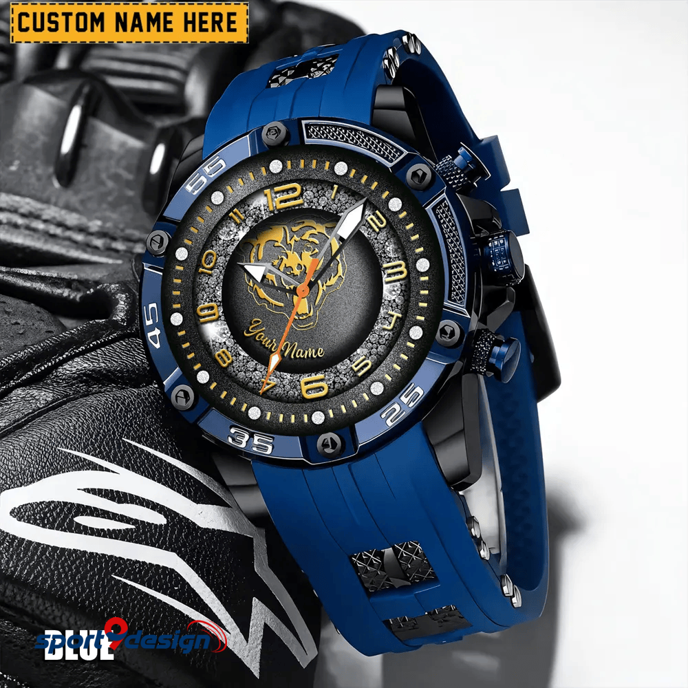 Chicago Bears Silicon Strap Fashion Wrist Watch Trending 2025