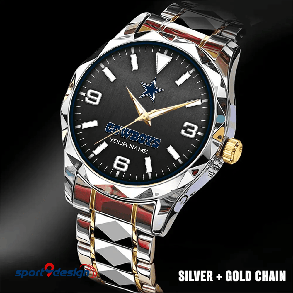 Dallas Cowboys Business Watch For Men Automatic Mechanical Stainless Steel Band 2025