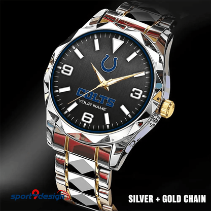 Indianapolis Colts Business Watch For Men Automatic Mechanical Stainless Steel Band 2025