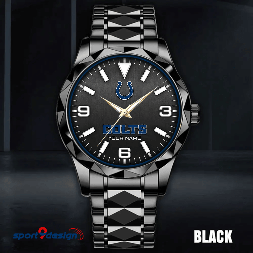 Indianapolis Colts Business Watch For Men Automatic Mechanical Stainless Steel Band 2025