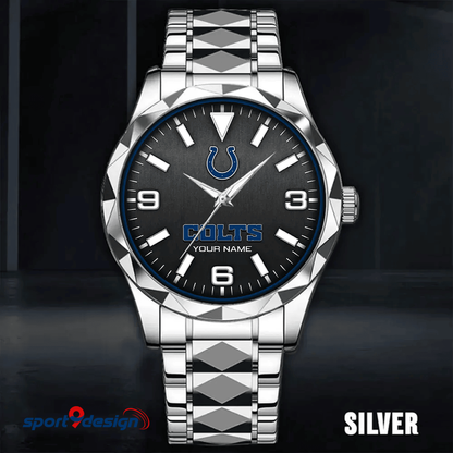 Indianapolis Colts Business Watch For Men Automatic Mechanical Stainless Steel Band 2025