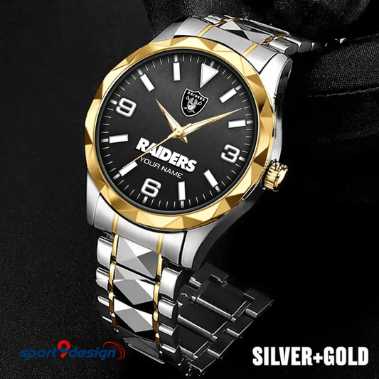 Las Vegas Raiders Business Watch For Men Automatic Mechanical Stainless Steel Band 2025