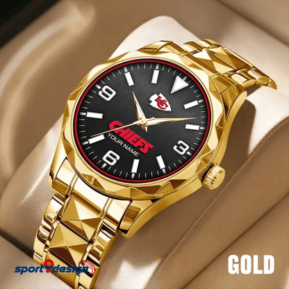 Kansas City Chiefs Business Watch For Men Automatic Mechanical Stainless Steel Band 2025