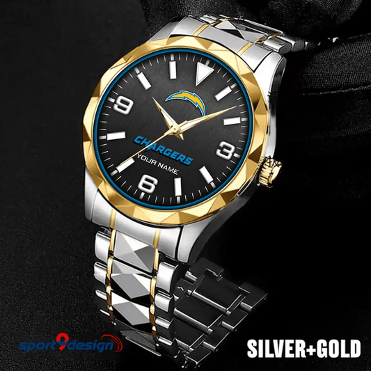 Los Angeles Chargers Business Watch For Men Automatic Mechanical Stainless Steel Band 2025