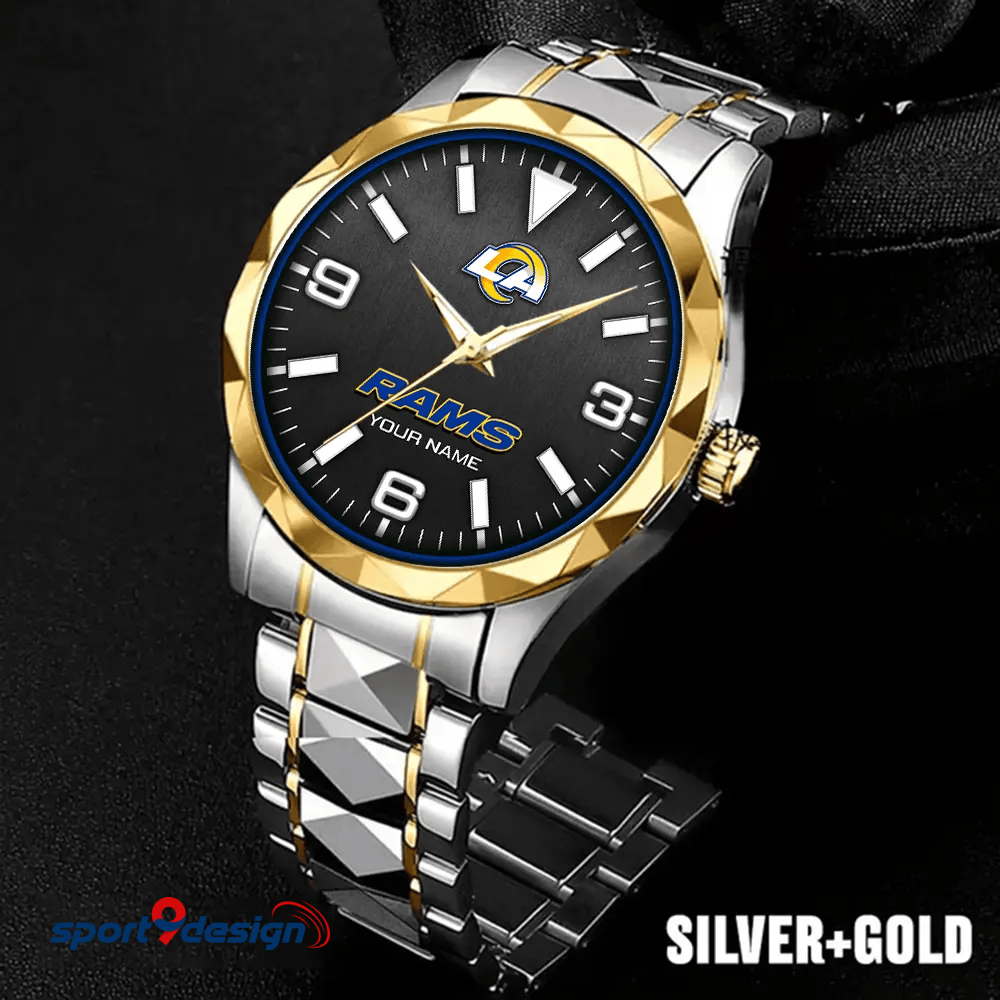 Los Angeles Rams Business Watch For Men Automatic Mechanical Stainless Steel Band 2025