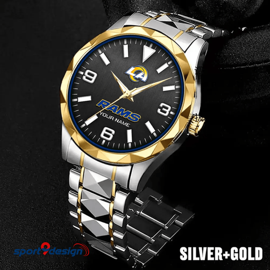 Los Angeles Rams Business Watch For Men Automatic Mechanical Stainless Steel Band 2025