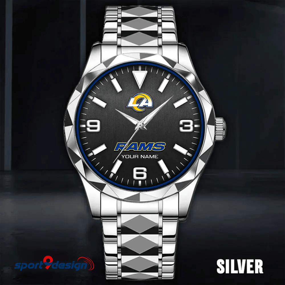 Los Angeles Rams Business Watch For Men Automatic Mechanical Stainless Steel Band 2025