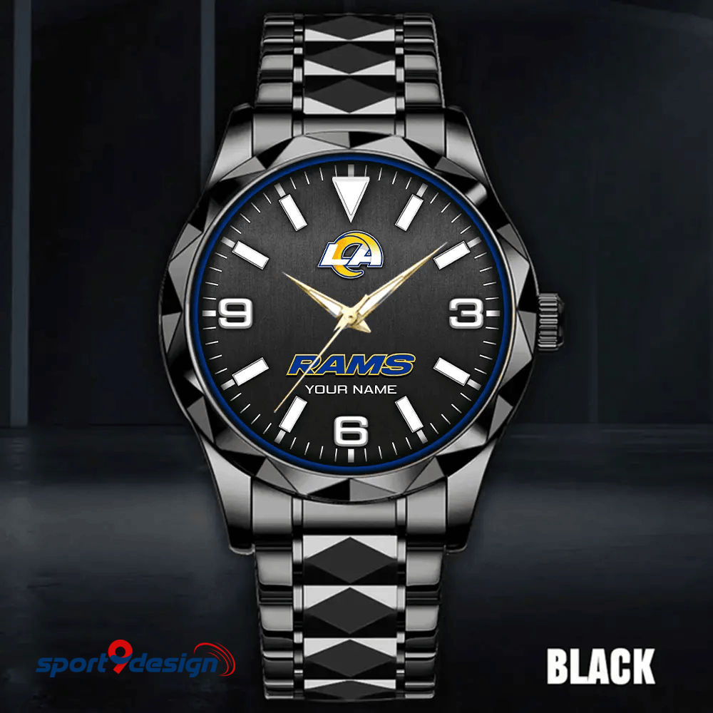 Los Angeles Rams Business Watch For Men Automatic Mechanical Stainless Steel Band 2025