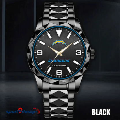 Los Angeles Chargers Business Watch For Men Automatic Mechanical Stainless Steel Band 2025