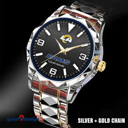 Los Angeles Rams Business Watch For Men Automatic Mechanical Stainless Steel Band 2025