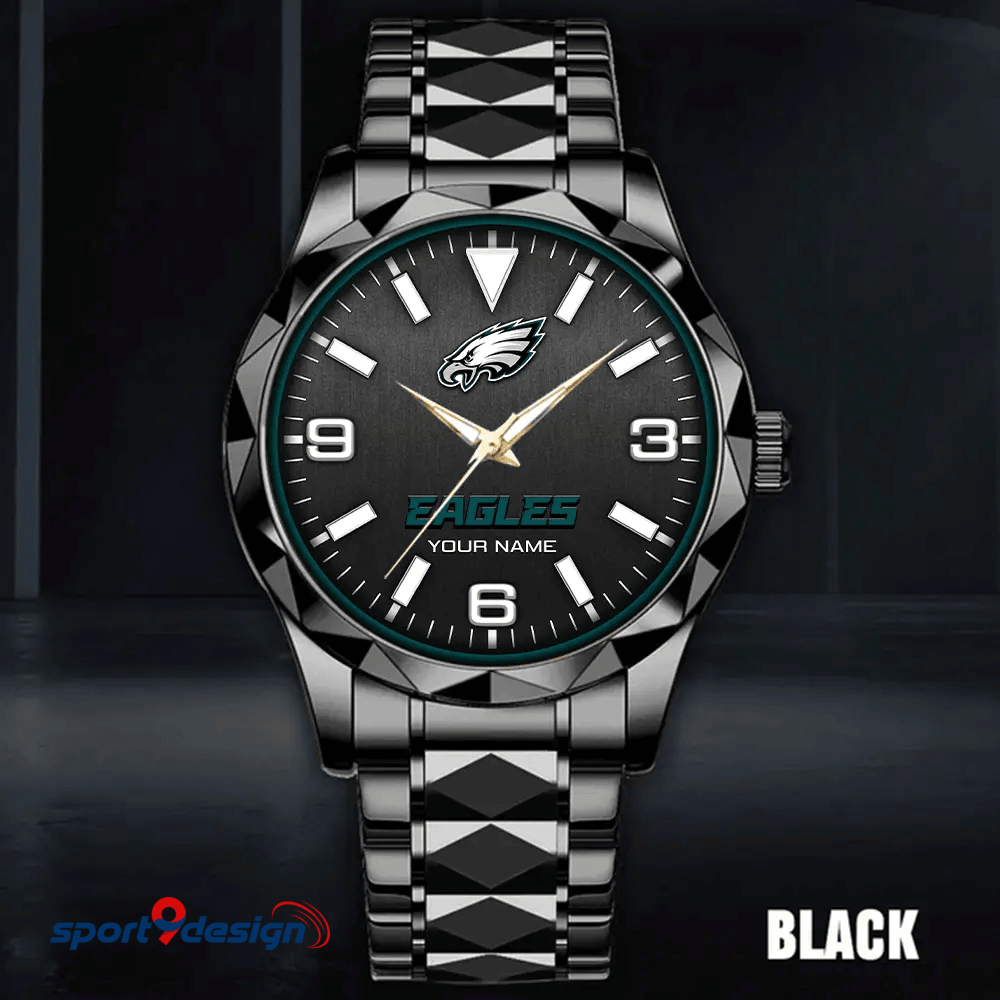 Philadelphia Eagles Business Watch For Men Automatic Mechanical Stainless Steel Band 2025