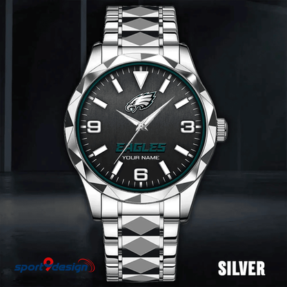 Philadelphia Eagles Business Watch For Men Automatic Mechanical Stainless Steel Band 2025