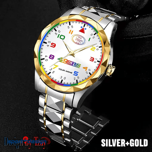 San Francisco 49ers Business Watch For Men Automatic Mechanical Stainless Steel Band 2025