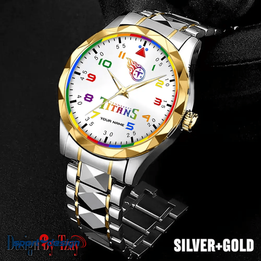 Tennessee Titans Business Watch For Men Automatic Mechanical Stainless Steel Band 2025