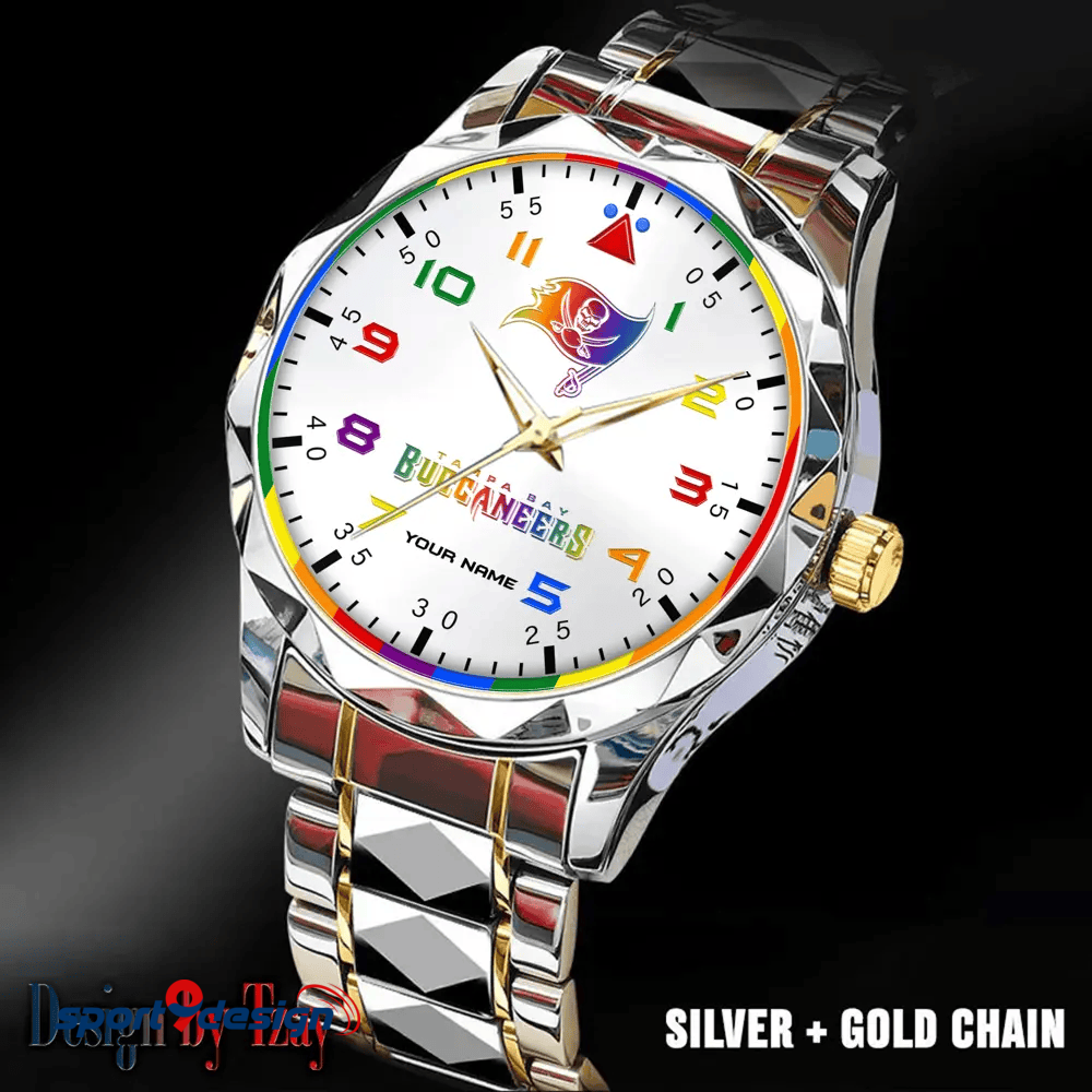 Tampa Bay Buccaneers Business Watch For Men Automatic Mechanical Stainless Steel Band 2025