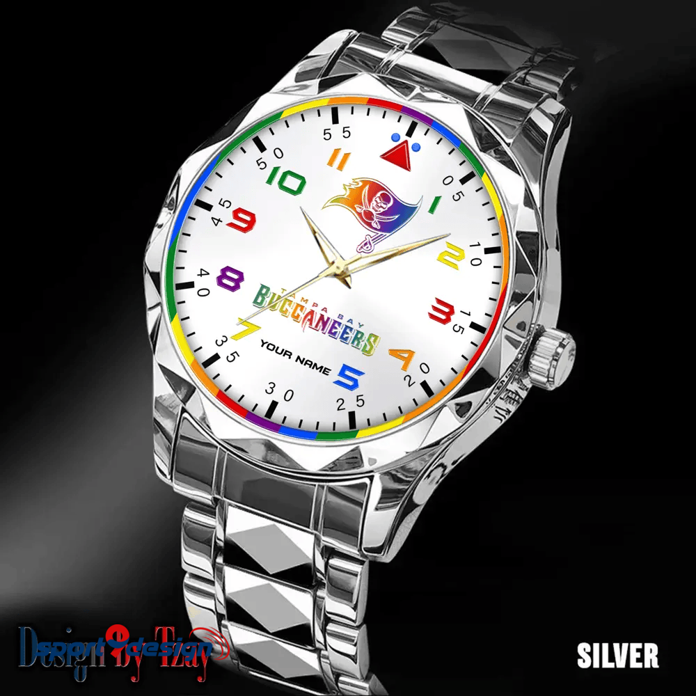 Tampa Bay Buccaneers Business Watch For Men Automatic Mechanical Stainless Steel Band 2025