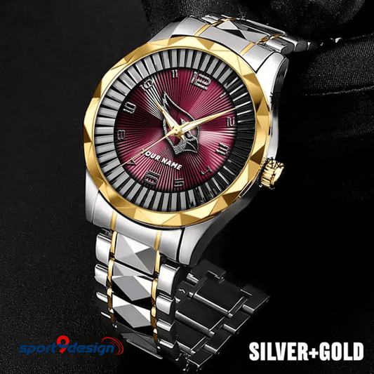 Arizona Cardinals Business Watch For Men Automatic Mechanical Stainless Steel Band 2025