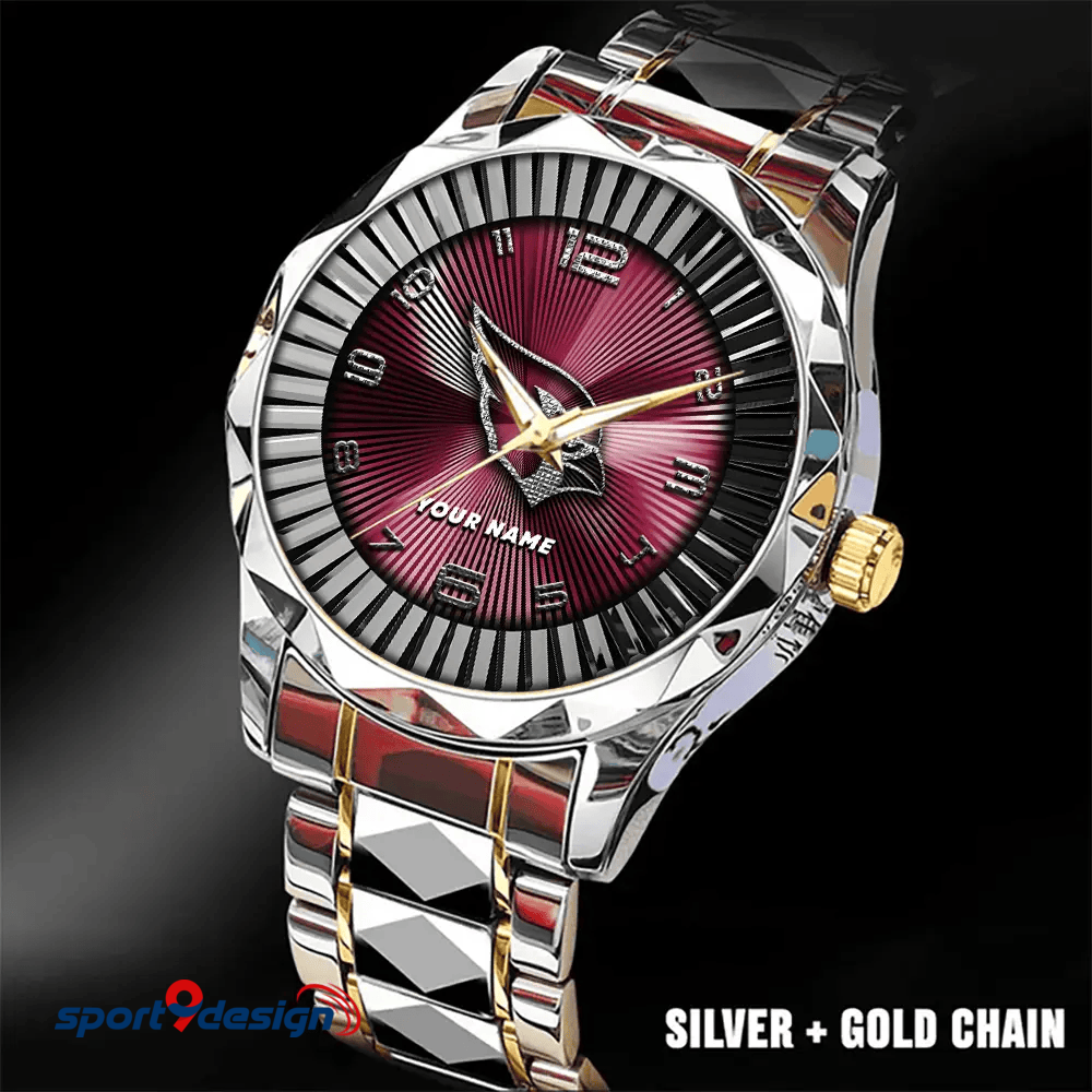 Arizona Cardinals Business Watch For Men Automatic Mechanical Stainless Steel Band 2025