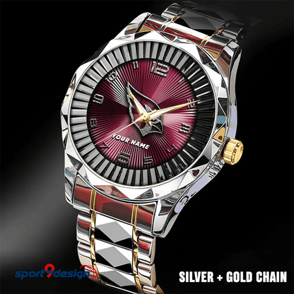 Arizona Cardinals Business Watch For Men Automatic Mechanical Stainless Steel Band 2025