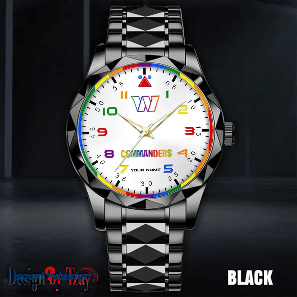 Washington Commanders Business Watch For Men Automatic Mechanical Stainless Steel Band 2025