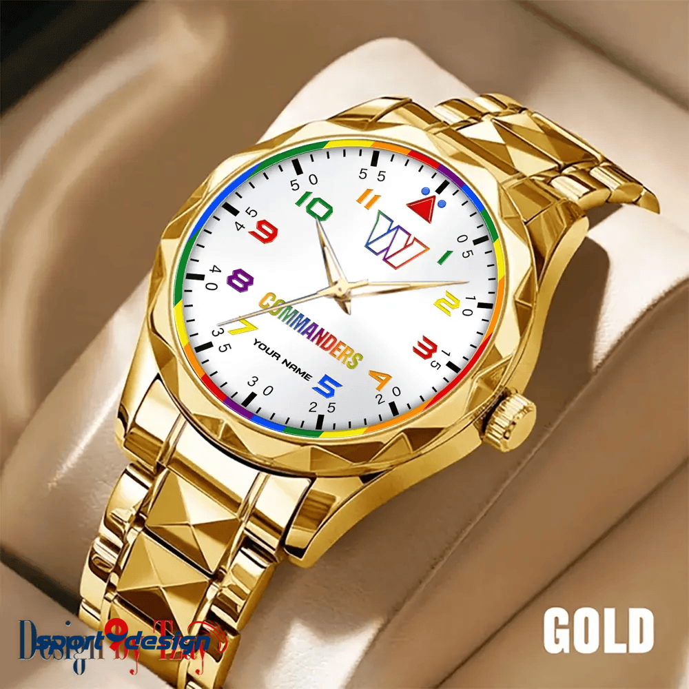 Washington Commanders Business Watch For Men Automatic Mechanical Stainless Steel Band 2025